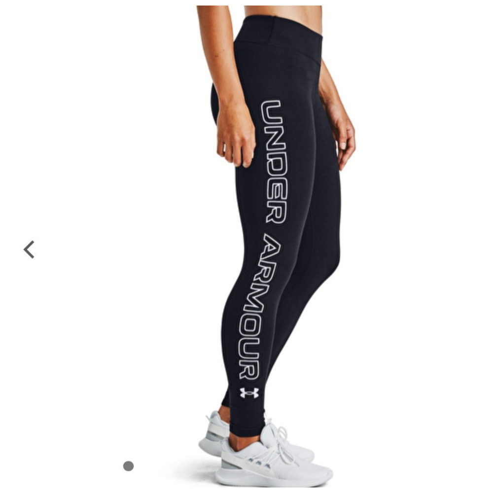Under Armour Favorite Leggings Black Spellout New with Tags Womens Size Small